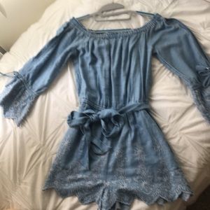 Anerican Eagle Denim Romper, never worn before